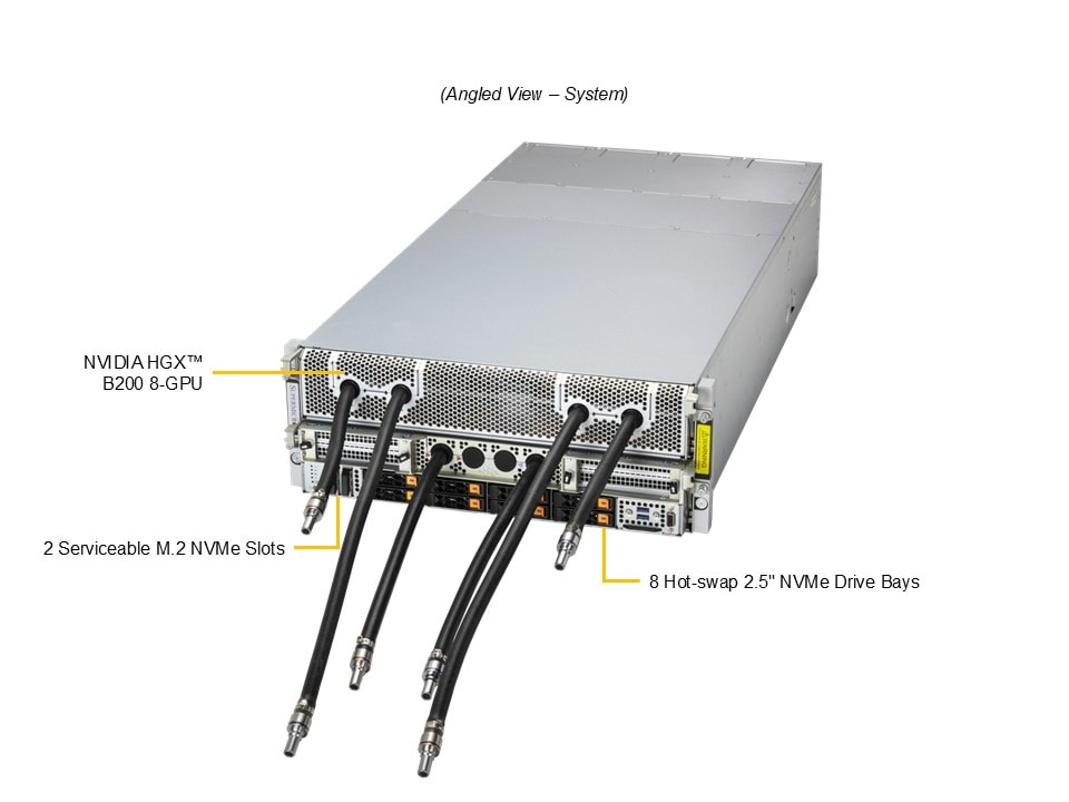 GPU-сервер GPU-сервер Supermicro SYS-422GA-NBRT-LCC 4U — фото 2