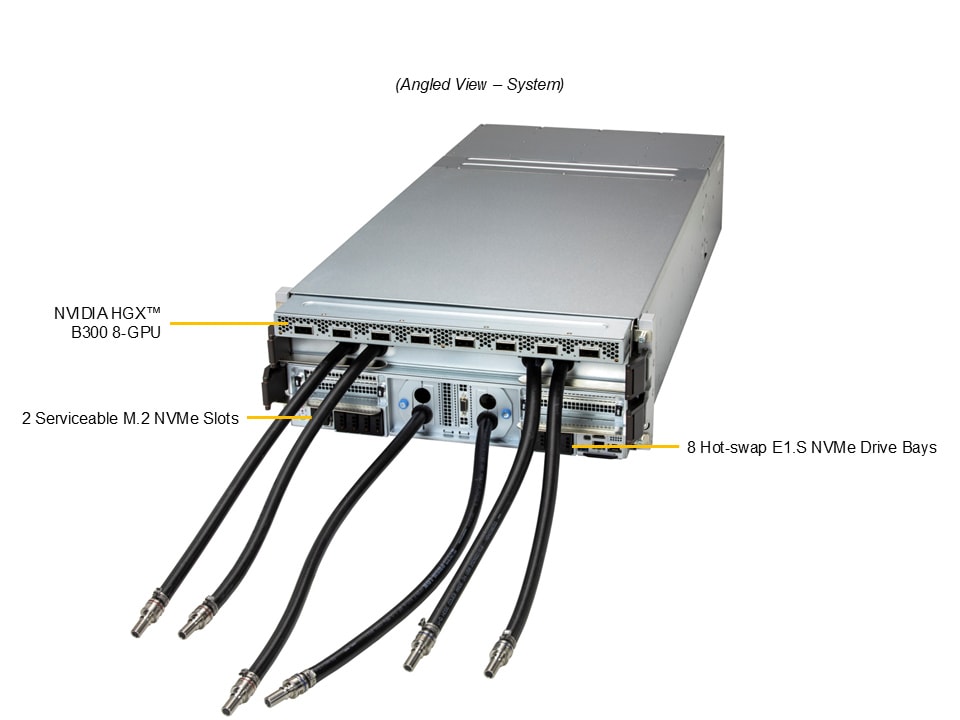 GPU-сервер GPU-сервер Supermicro SYS-422GS-NB3RT-LCC 4U — фото 2