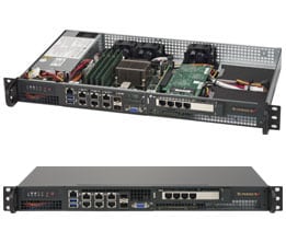 Сервер Supermicro SYS-5018D-FN8T 1U, плата X10SDV-TP8F, 2×10G SFP+ и 6×1GbE — фото 2