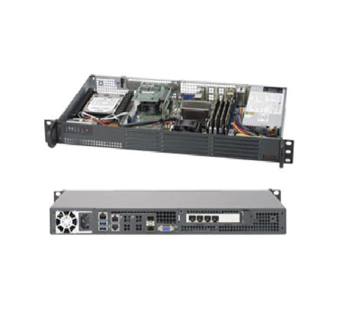 Сервер SuperMicro SYS-5018D-LN4T 1U Server CSE-504-203B + X10SDV-2C-TP4F — фото 1