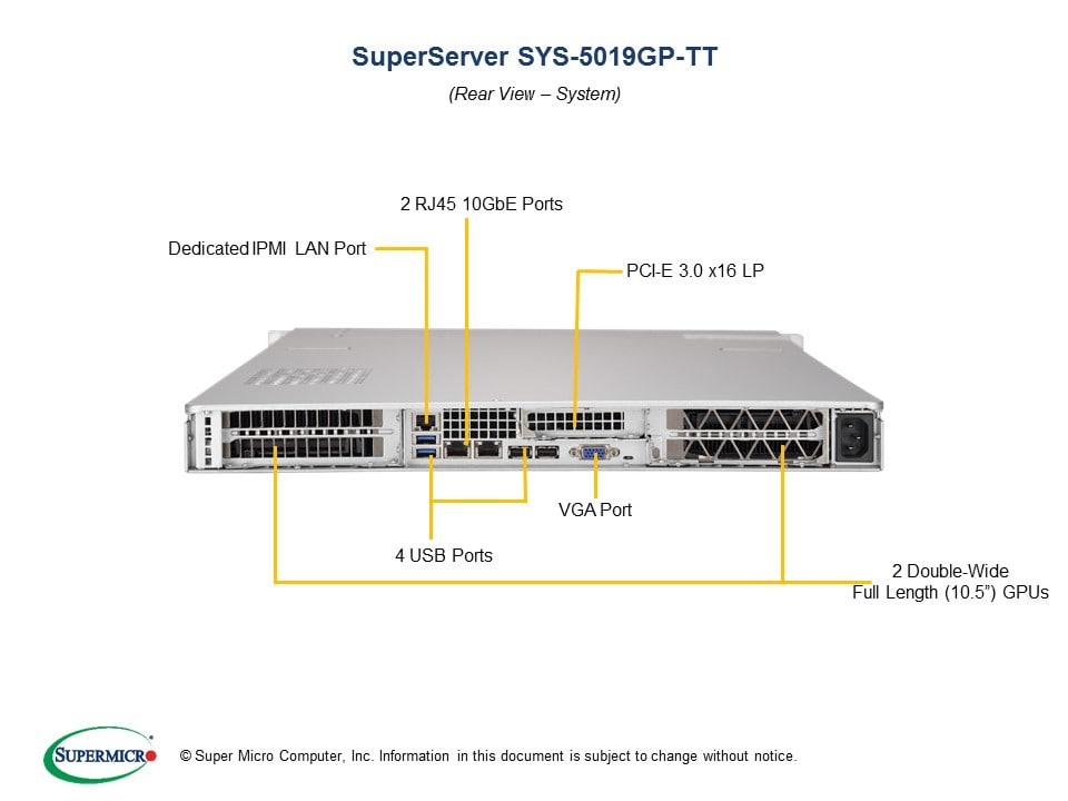 Сервер Supermicro SYS-5019GP-TT 1U — фото 5