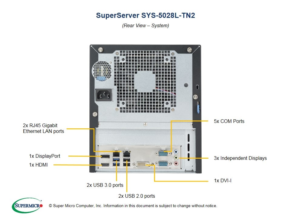 Сервер Supermicro SYS-5028L-TN2 — фото 3