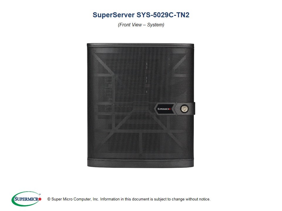 Сервер Supermicro SYS-5029C-TN2 — фото 2