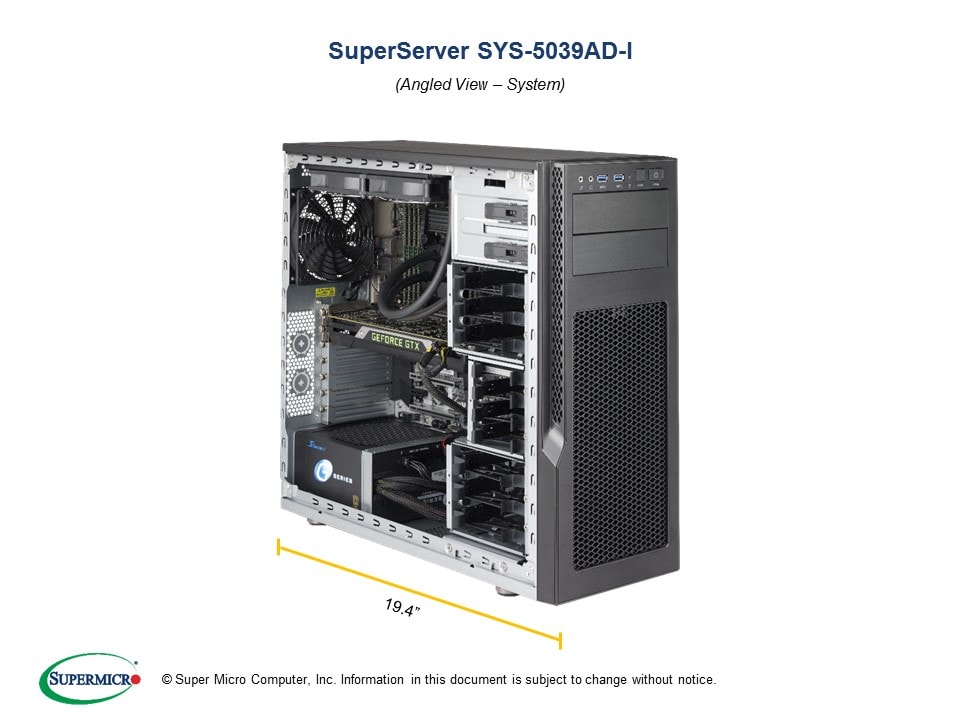 Сервер Supermicro SYS-5039AD-I — фото 2