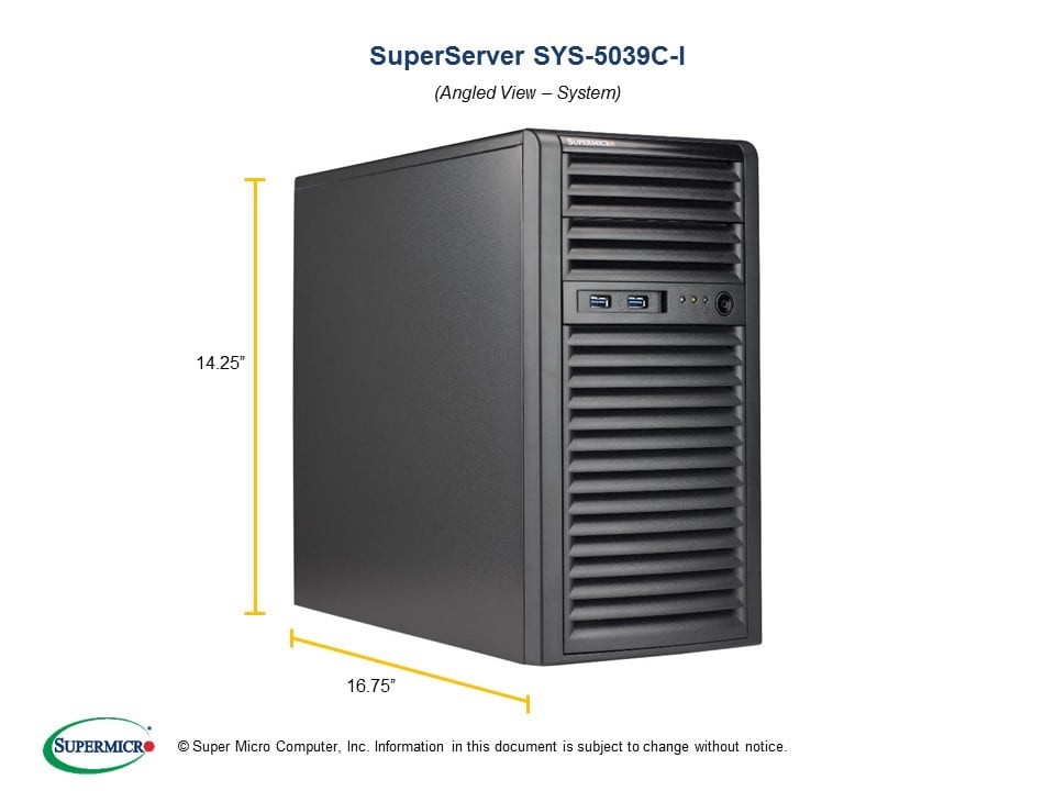 Сервер Supermicro SYS-5039C-I SuperWorkstation (X11SCL-F, CSE-731i-404B) — фото 3