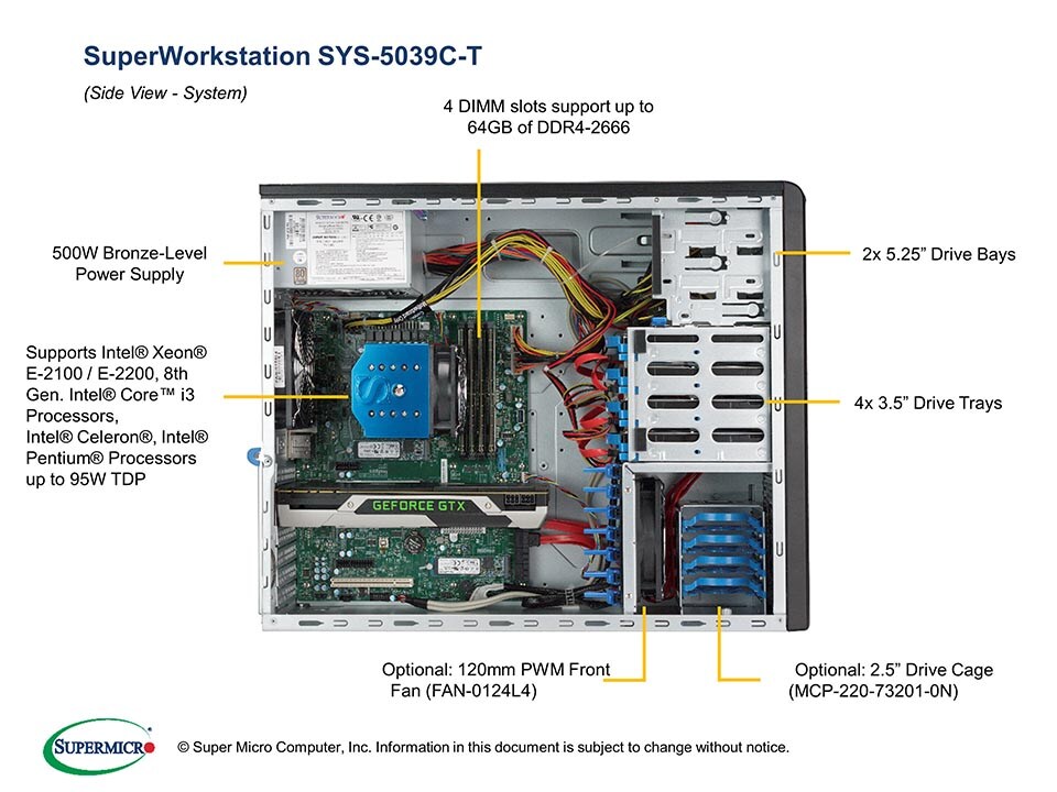 Сервер Supermicro SYS-5039C-T — фото 3