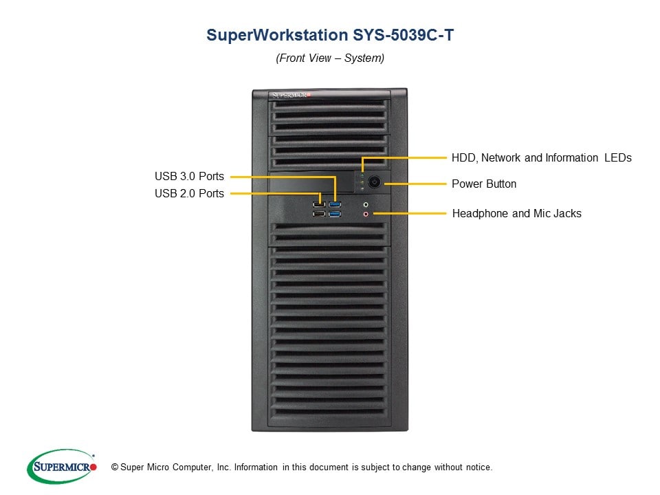 Сервер Supermicro SYS-5039C-T — фото 4
