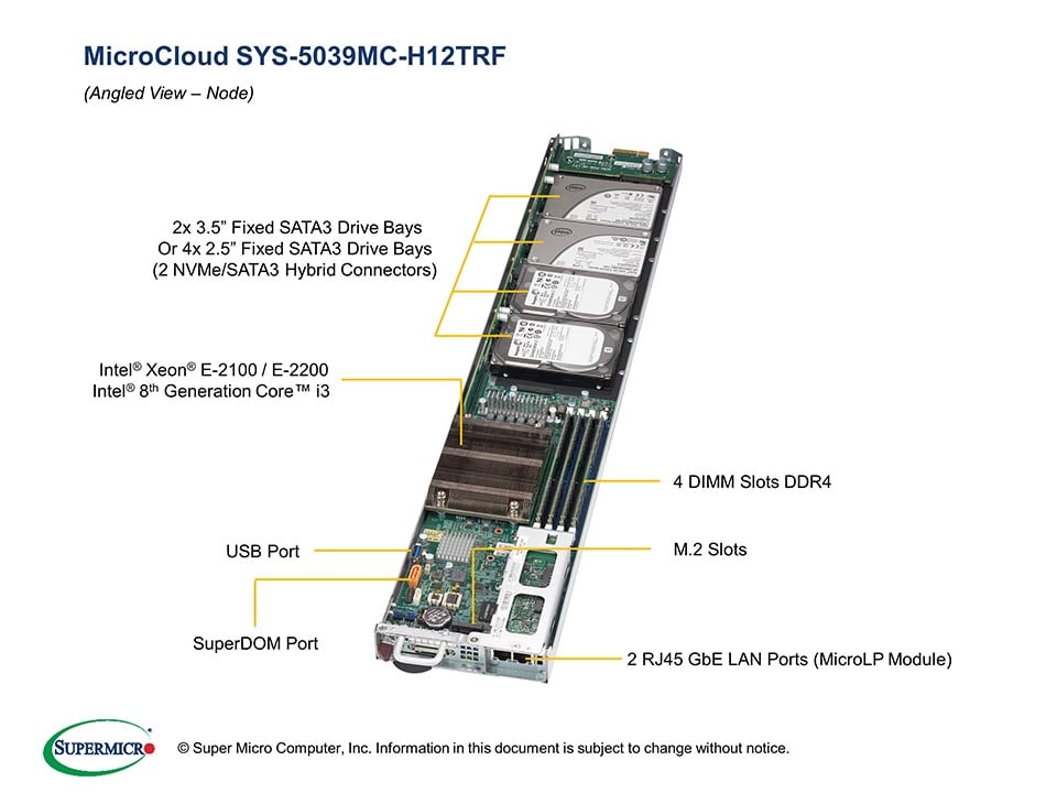 Сервер Supermicro SYS-5039MC-H12TRF 3U — фото 3
