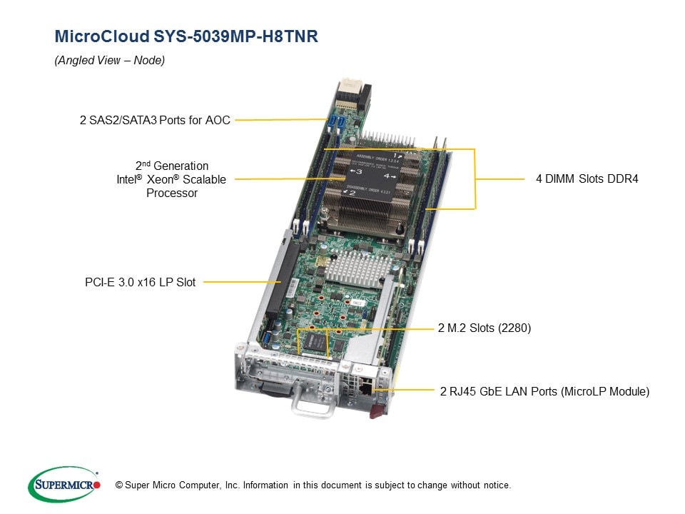 Сервер Supermicro SYS-5039MP-H8TNR 3U — фото 3