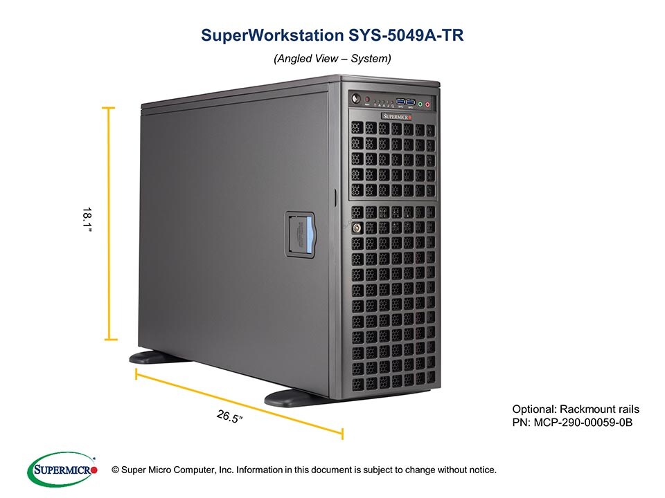 Сервер Supermicro SYS-5049A-TR 4U — фото 2