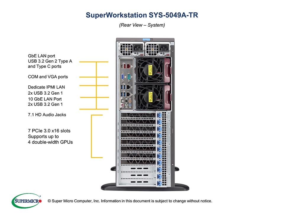Сервер Supermicro SYS-5049A-TR 4U — фото 5