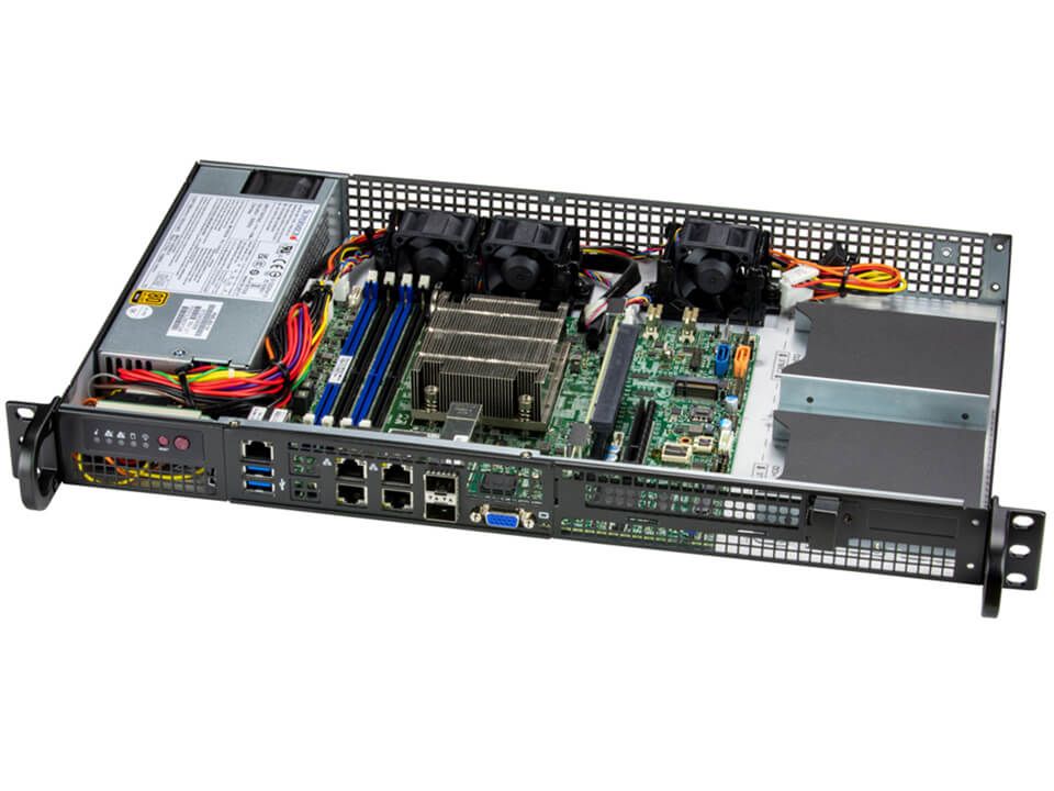 Сервер Supermicro 1U Gold Series Edge Server (SYS-510D-4C-FN6P-02-G1) — фото 1