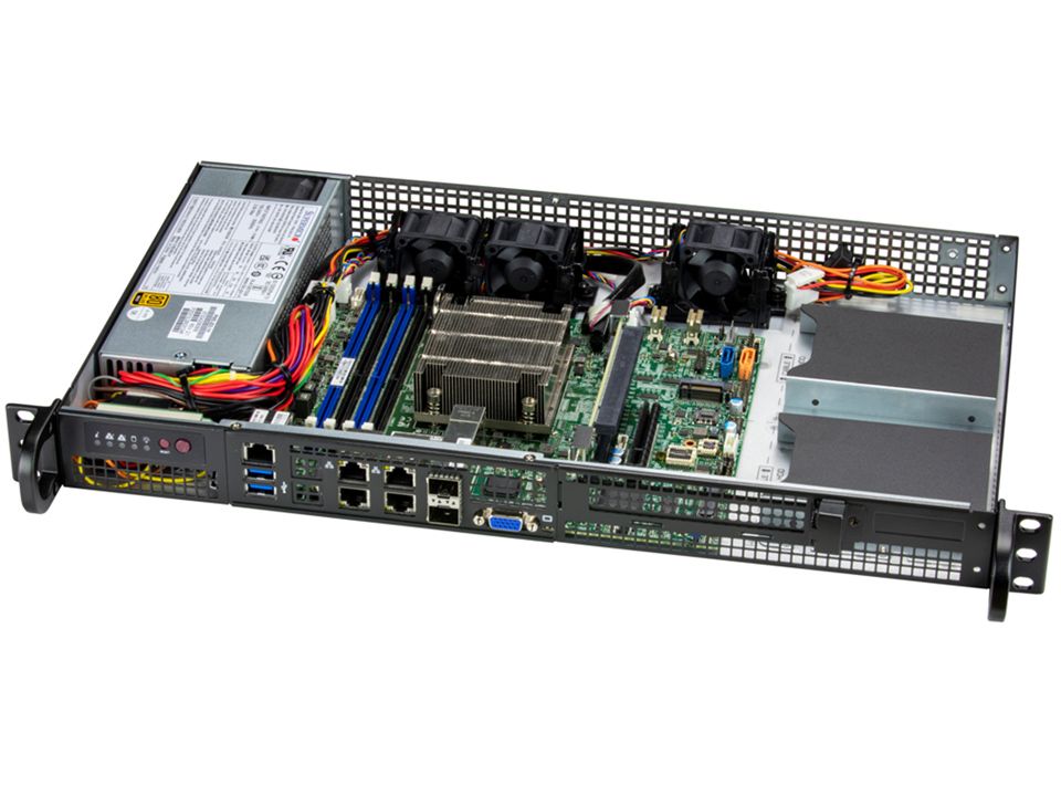 Сервер Supermicro 1U IOT/Embedded System (SYS-510D-8C-FN6P) — фото 1