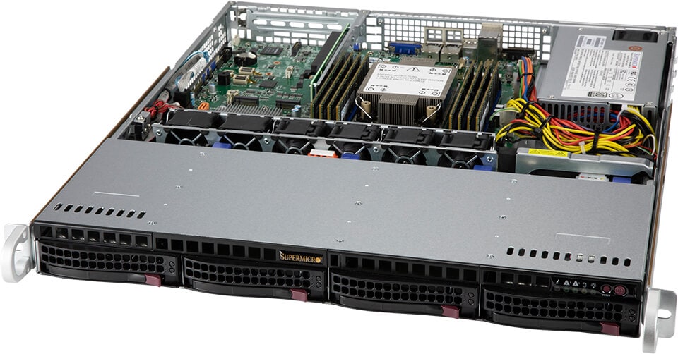 Однопроцессорный сервер Supermicro SYS-510P-M 1U — фото 1