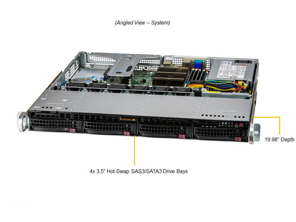 Однопроцессорный сервер Supermicro SYS-510T-M 1U — фото 2