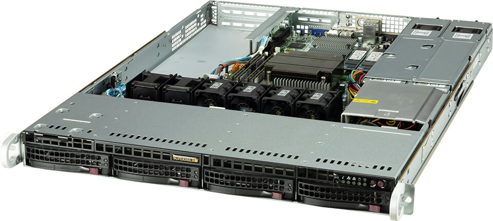 Однопроцессорный сервер Supermicro SYS-510T-WTR 1U — фото 1