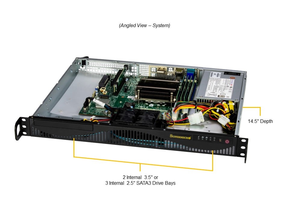 Сервер Supermicro 1U Mainstream SuperServer (SYS-511R-ML) — фото 3