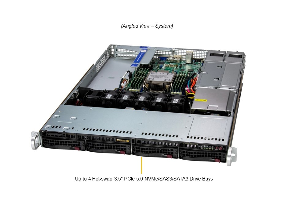 Сервер Supermicro 1U WIO SuperServer (SYS-512B-WR) — фото 3
