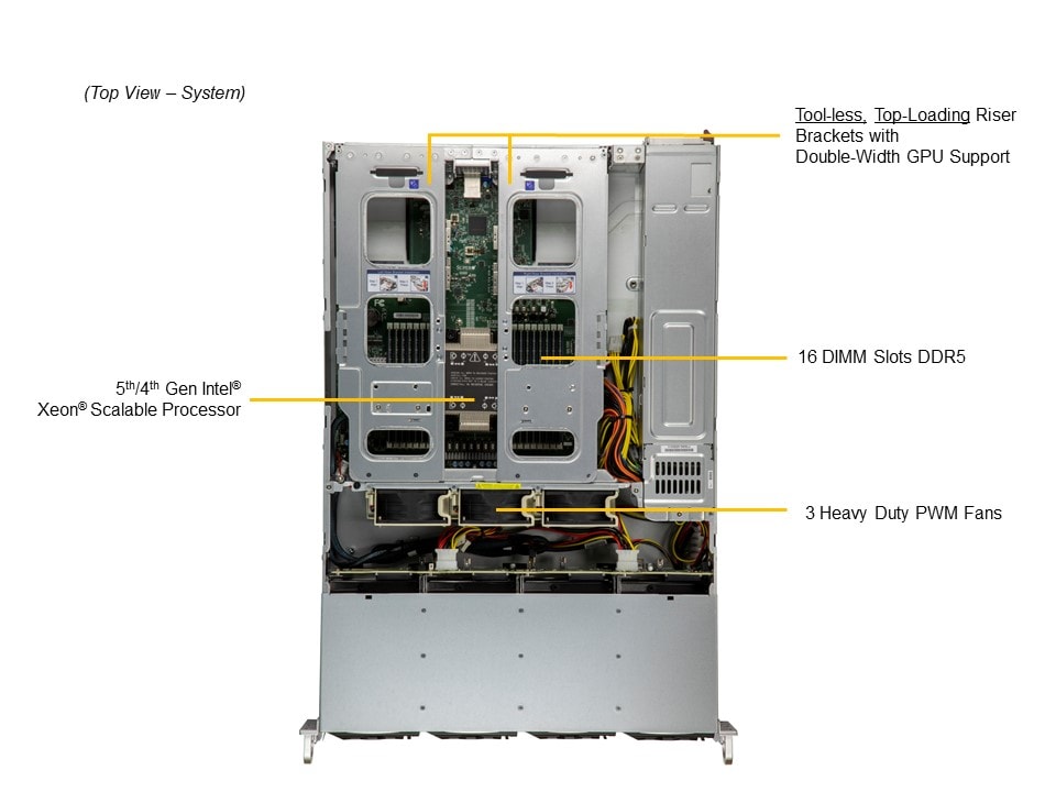 Сервер Supermicro 2U CloudDC SuperServer (SYS-521C-NR) — фото 4
