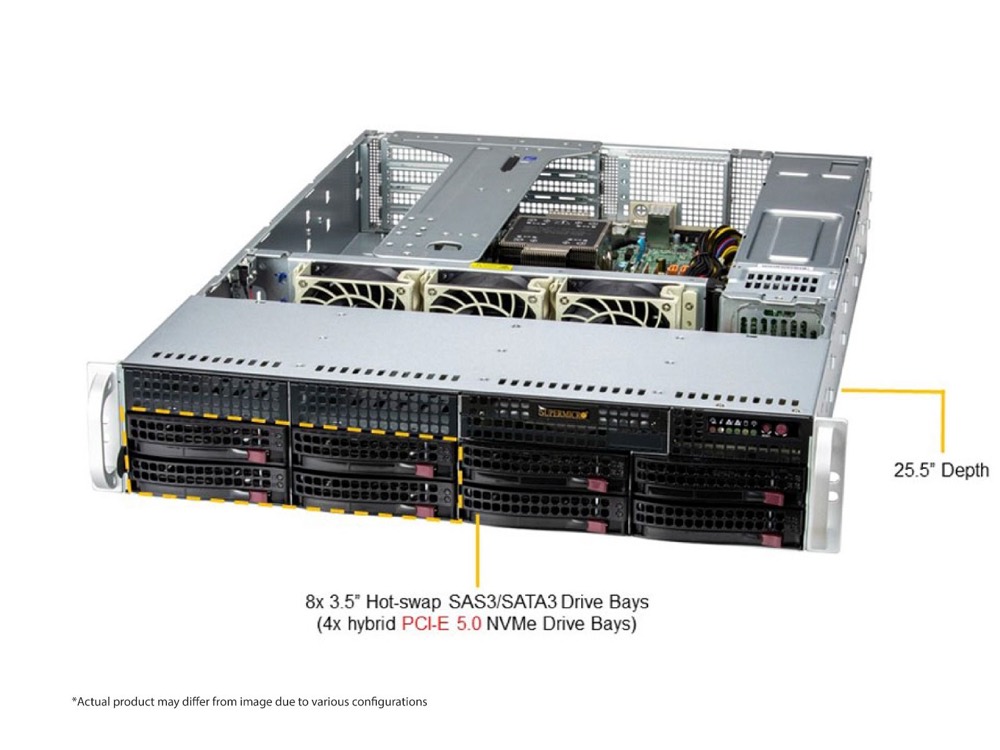 Сервер Supermicro 2U WIO SuperServer (SYS-521E-WR) — фото 1