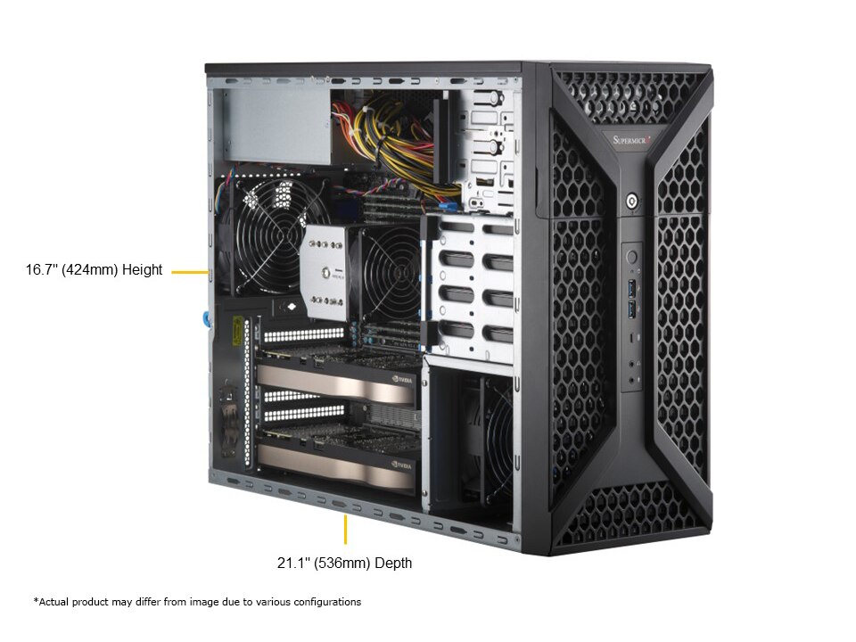 Сервер Supermicro Compact Mini SuperWorkstation (SYS-521R-T) — фото 1