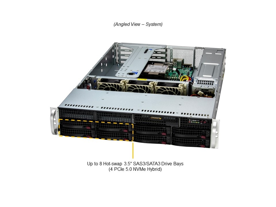 Сервер Supermicro 2U WIO SuperServer (SYS-522B-WR) — фото 3