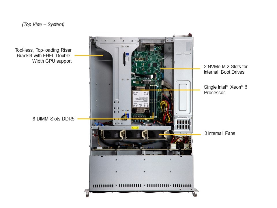 Сервер Supermicro 2U WIO SuperServer (SYS-522B-WR) — фото 4