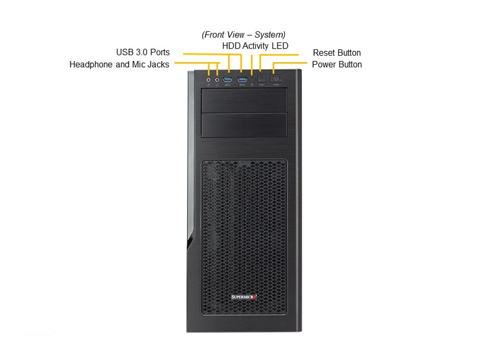 Сервер SuperMicro SYS-530AD-I SuperWorkstation (C9Z590-CG, CSE-GS5A-754K) — фото 4