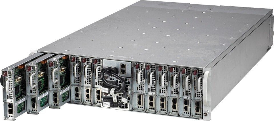 Многоузловой сервер MicroCloud Supermicro SYS-530MT-H12TRF 3U — фото 1