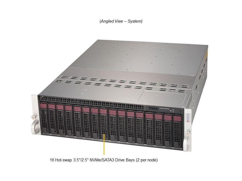 Сервер SuperMicro SYS-530MT-H8TNR 3U MicroCloud System, X12STD-F, 938NH-R2K04BP2 — фото 3