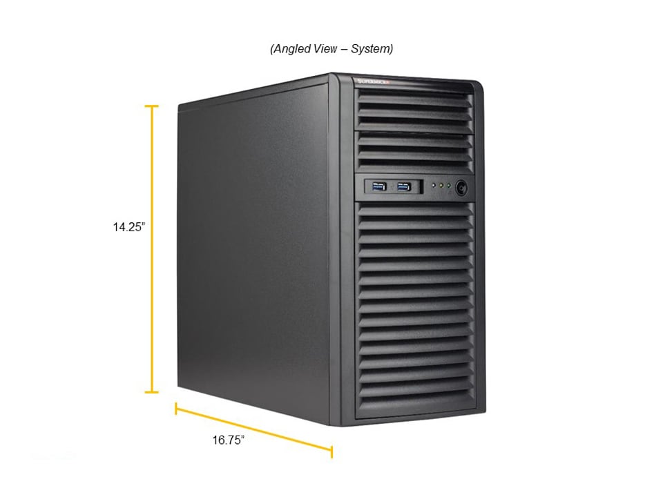 Рабочая станция Supermicro SYS-530T-I mini-tower — фото 2