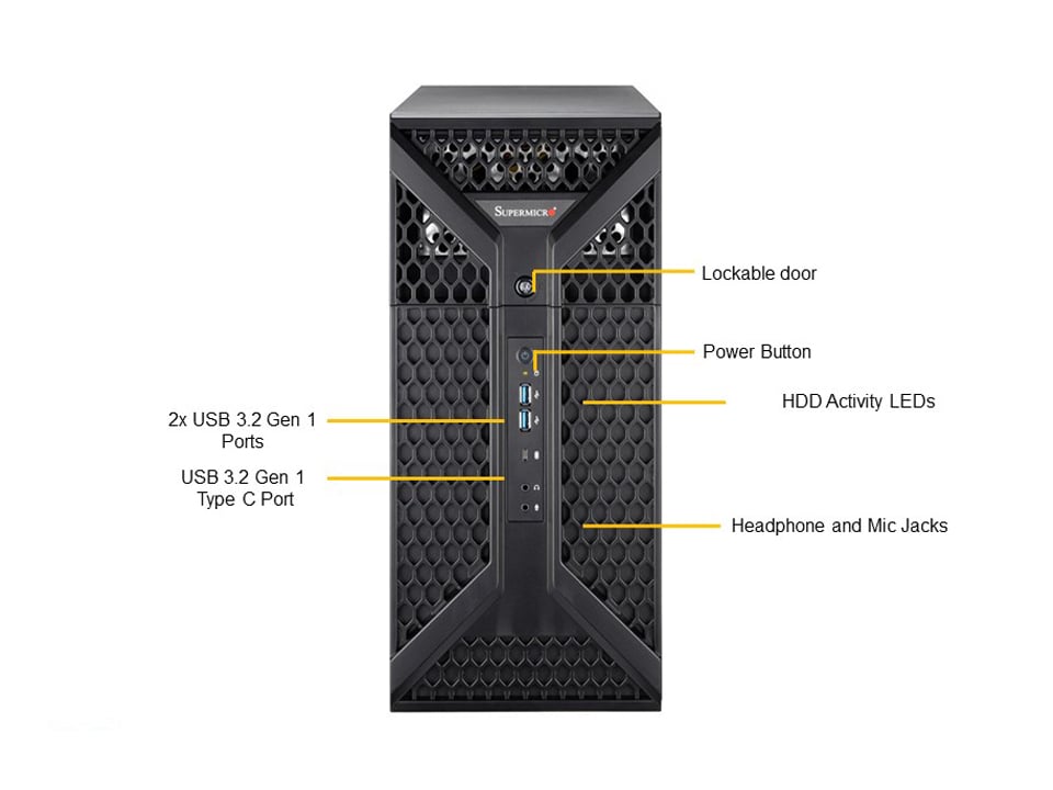 Сервер Supermicro SYS-531A-IL High Performance SuperWorkstation Mid-Tower — фото 4