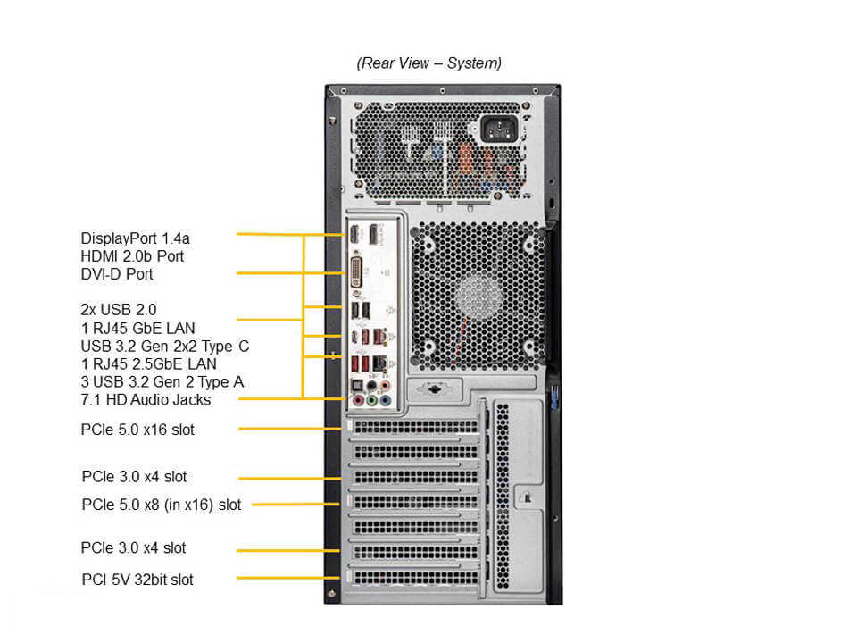 Сервер Supermicro SYS-531A-IL High Performance SuperWorkstation Mid-Tower — фото 5