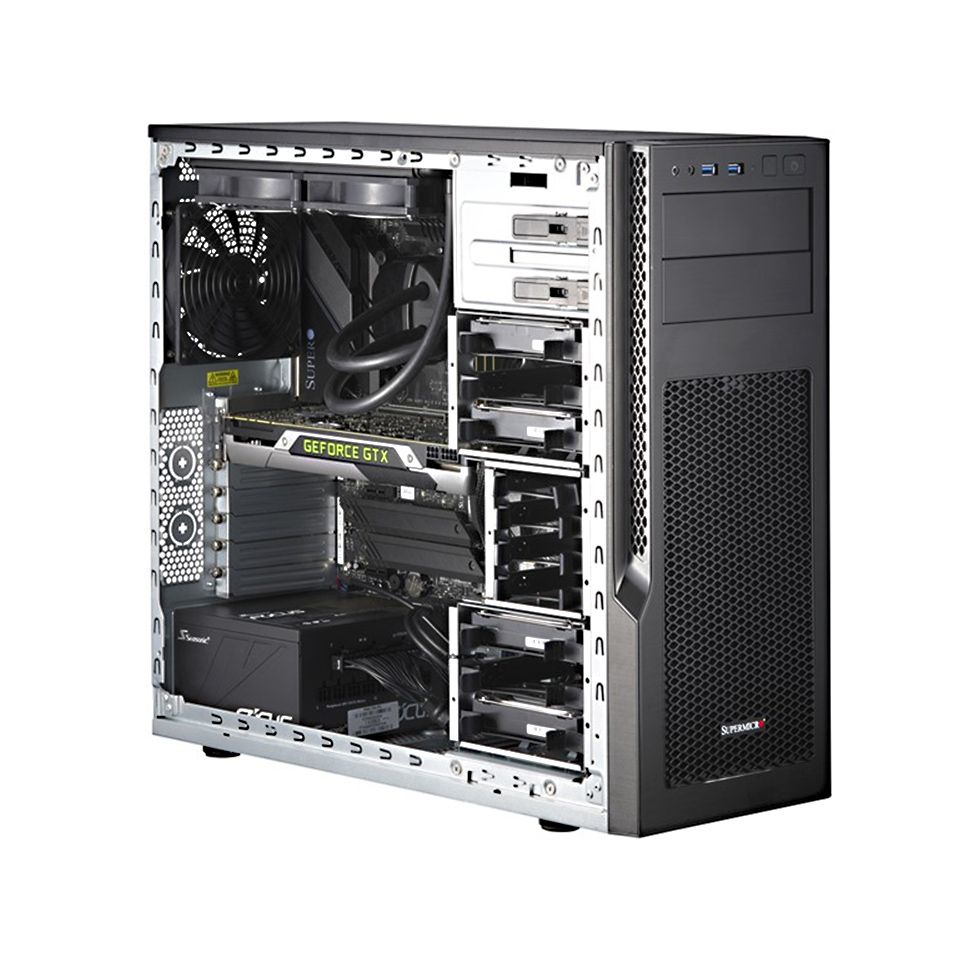 Сервер Supermicro Mid-Tower Gaming Workstation SYS-531AD-I — фото 1