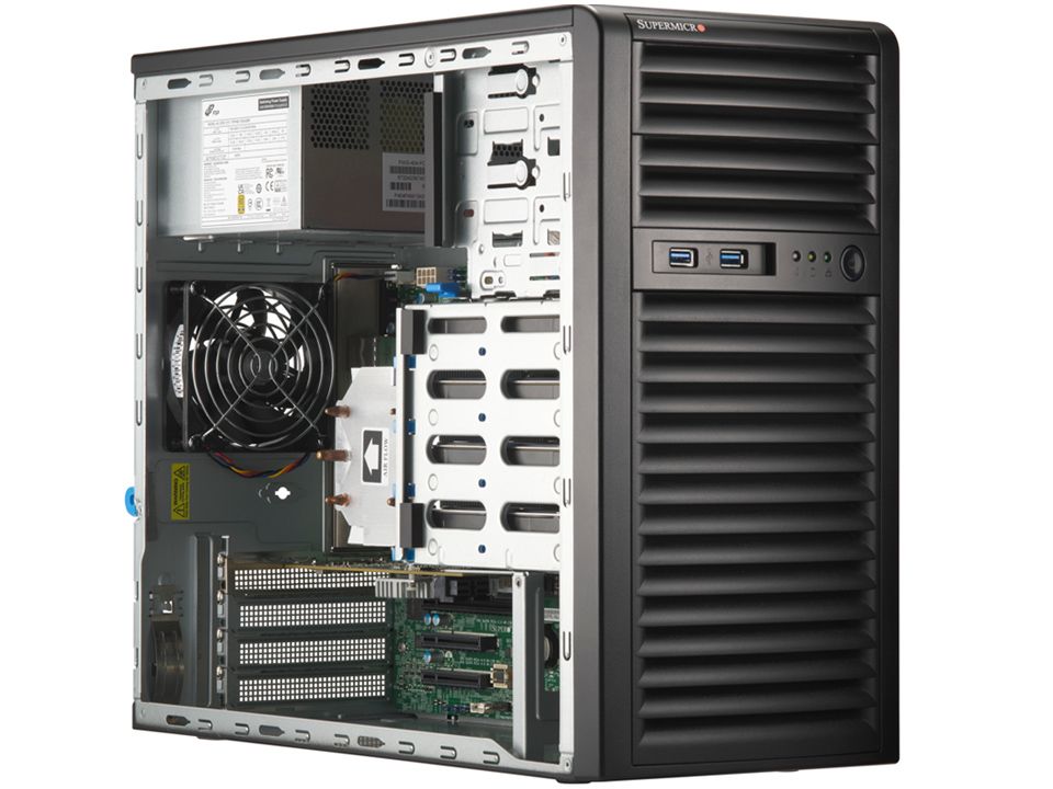 Сервер Supermicro SYS-531R-I Xeon E-2400 Mini-Tower Server/Workstation — фото 1