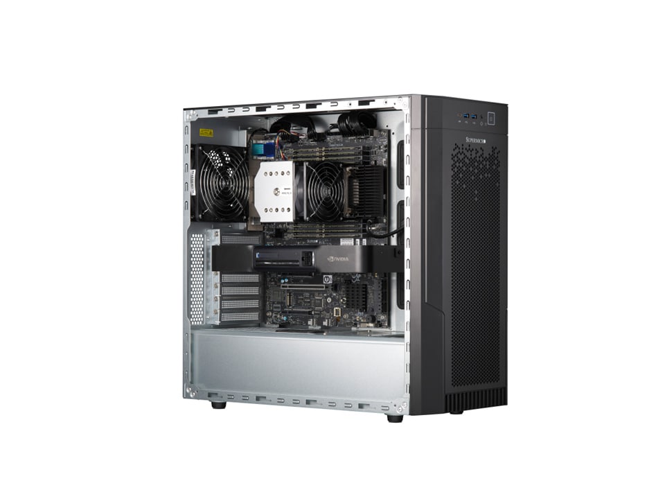 Сервер Supermicro Mid-Tower SuperWorkstation (SYS-532AW-TC) — фото 2