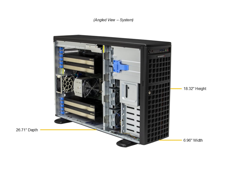Рабочая станция Supermicro SYS-542AW-TR 4U — фото 2