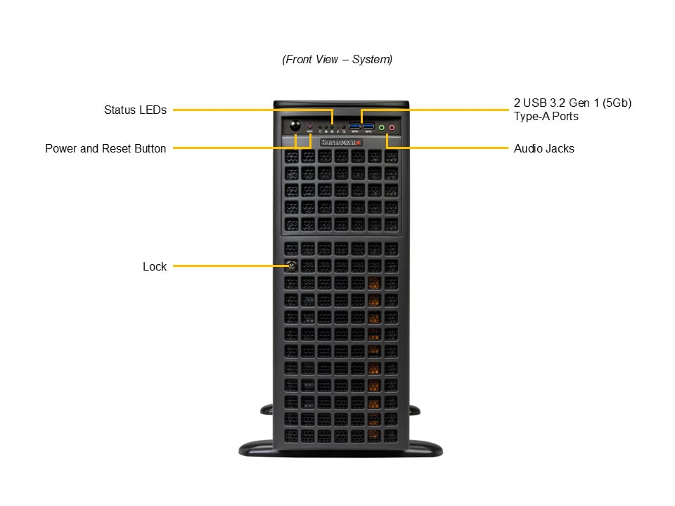 Рабочая станция Supermicro SYS-542AW-TR 4U — фото 3