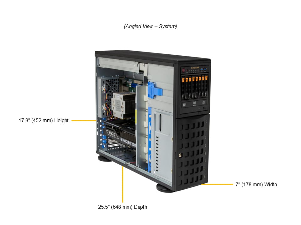 Рабочая станция Supermicro SYS-542T-2R 4U — фото 2