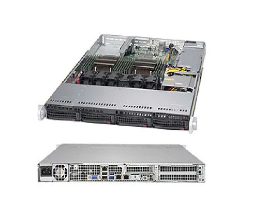 Сервер Supermicro SYS-6018R-TDW 1U 600W Server ( X10DDW-i, CSE-815TQ-600WB ) — фото 1