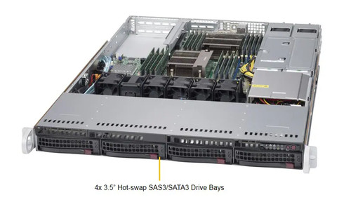 Сервер Supermicro SYS-6018R-WTRT 1U Server w/ X10DRW-IT, 750W Redundant PWS — фото 1