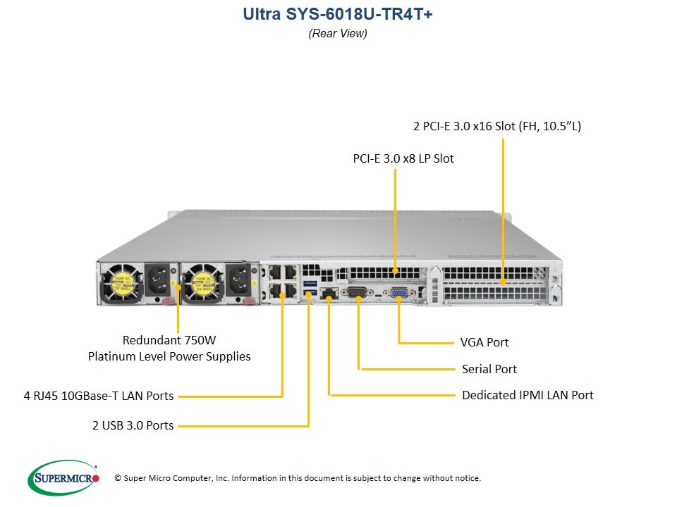 Сервер Supermicro SYS-6018U-TR4T_ 1U — фото 5