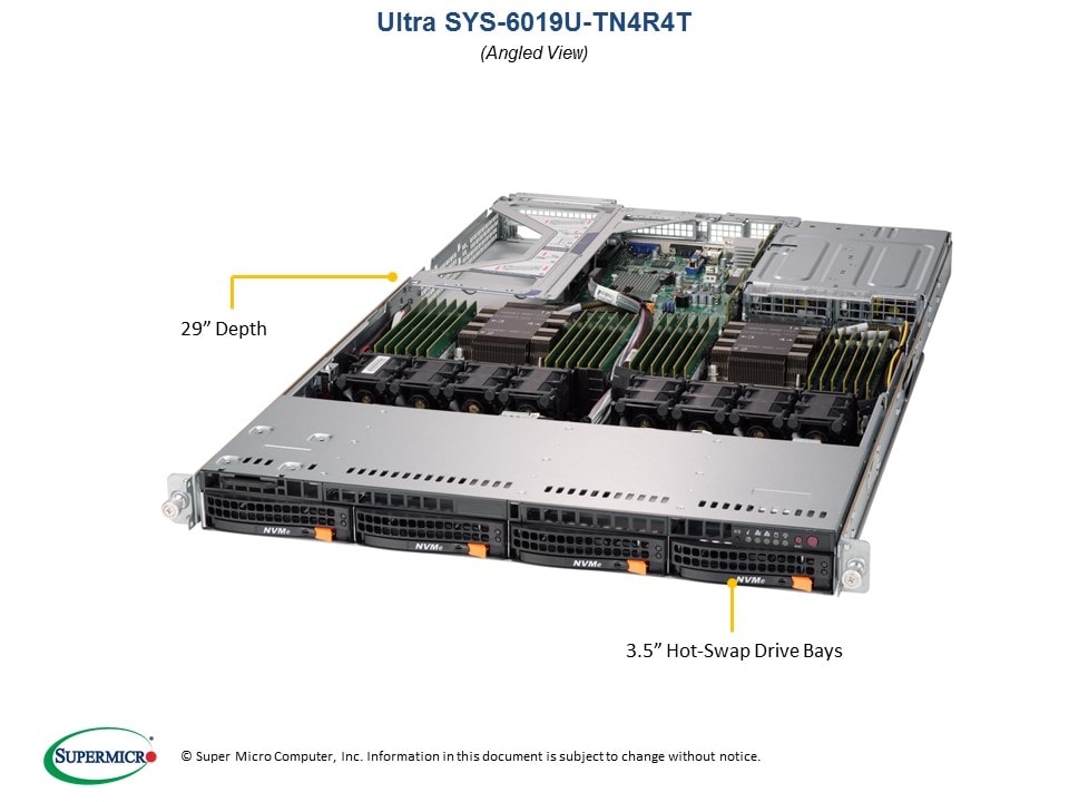 Сервер Supermicro SYS-6019U-TN4R4T 1U — фото 2