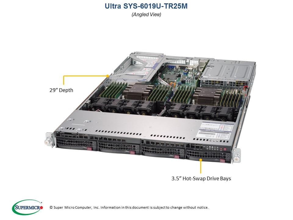 Сервер Supermicro SYS-6019U-TR25M 1U — фото 2