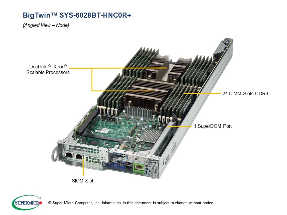 Сервер Supermicro SYS-6028BT-HNC0R_ 2U — фото 3