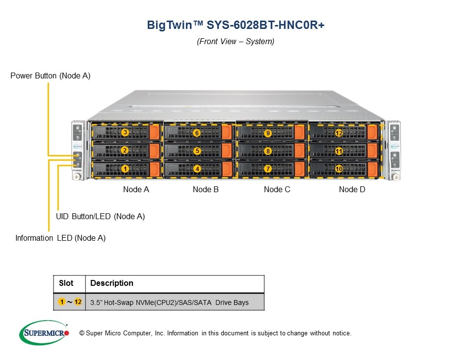Сервер Supermicro SYS-6028BT-HNC0R_ 2U — фото 4