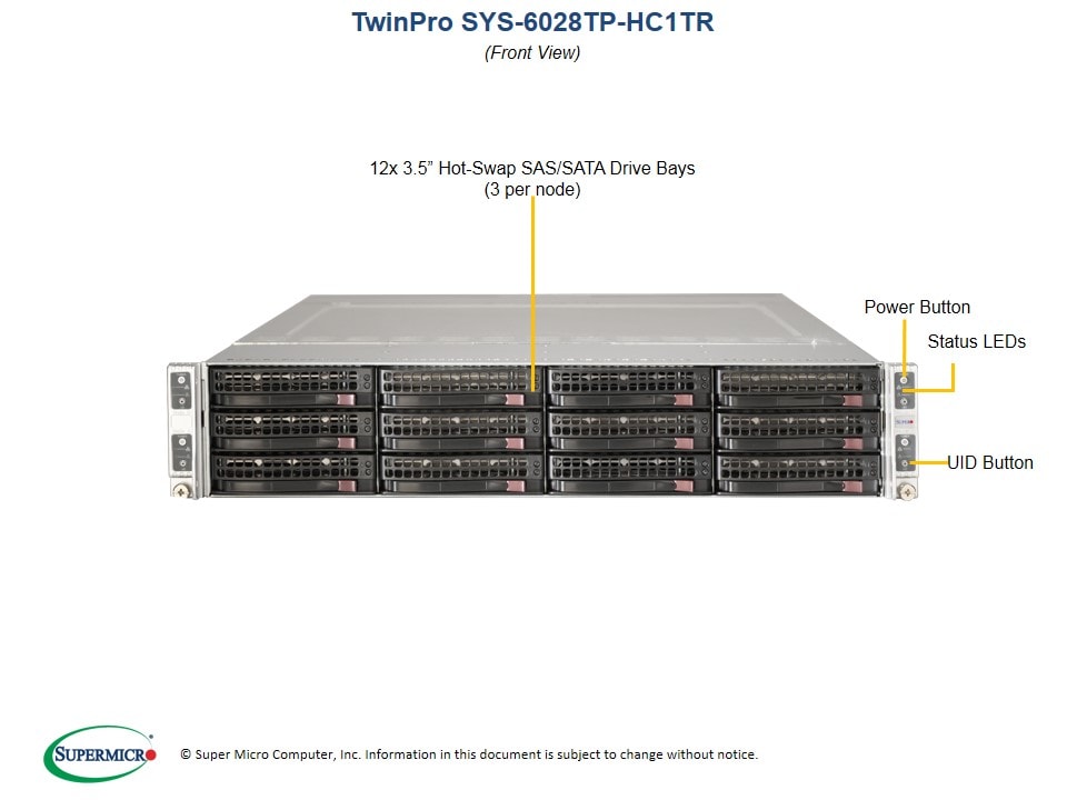 Сервер Supermicro SYS-6028TP-HC1TR 2U — фото 4