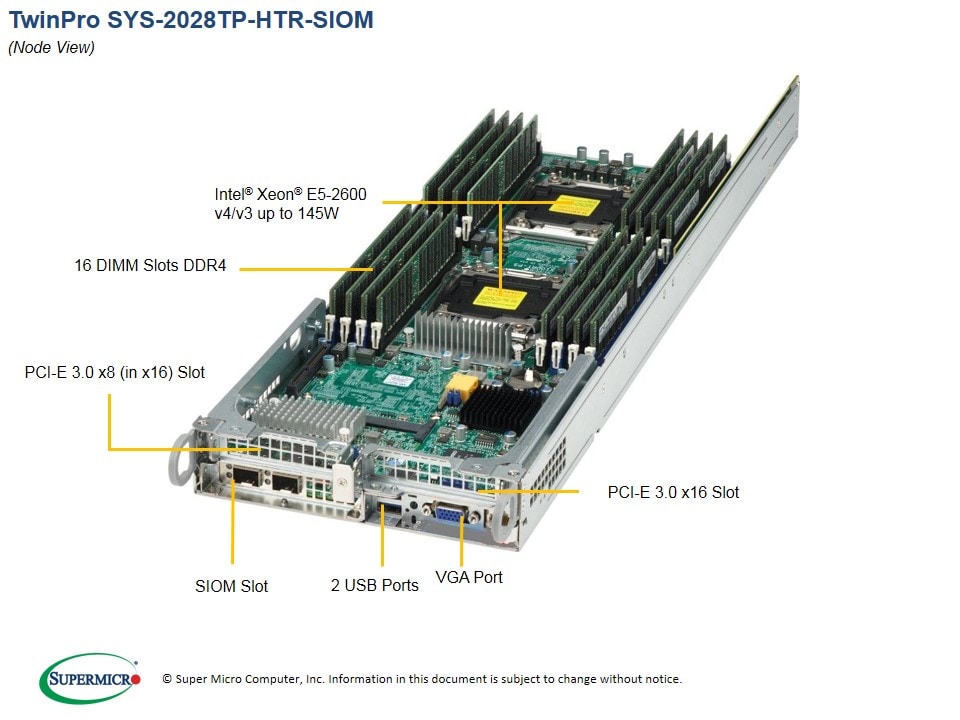 Сервер Supermicro SYS-6028TP-HTR-SIOM X10DRT-PS,CSE-827HQ+-R2K04BP2, BPN-ADP-6SATA3P,SI — фото 4