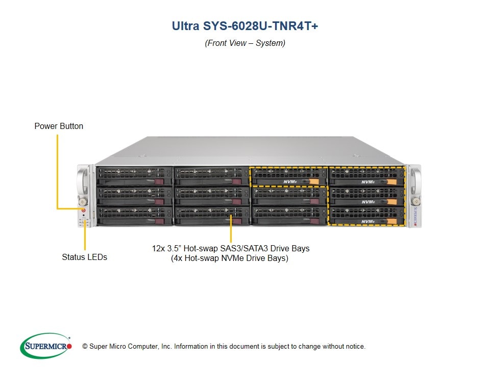 Сервер Supermicro SYS-6028U-TNR4T_ 2U — фото 4