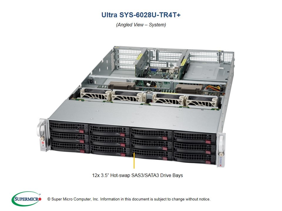 Сервер Supermicro SYS-6028U-TR4T_ 2U — фото 2